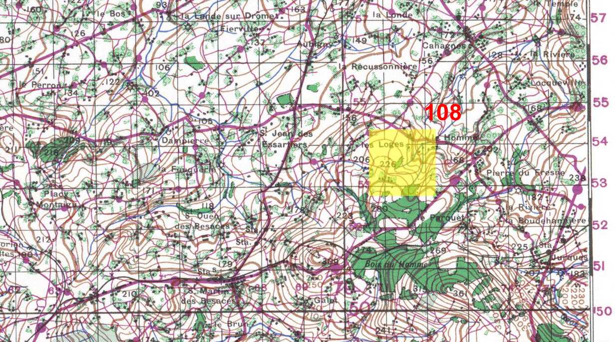 Target Topo Map