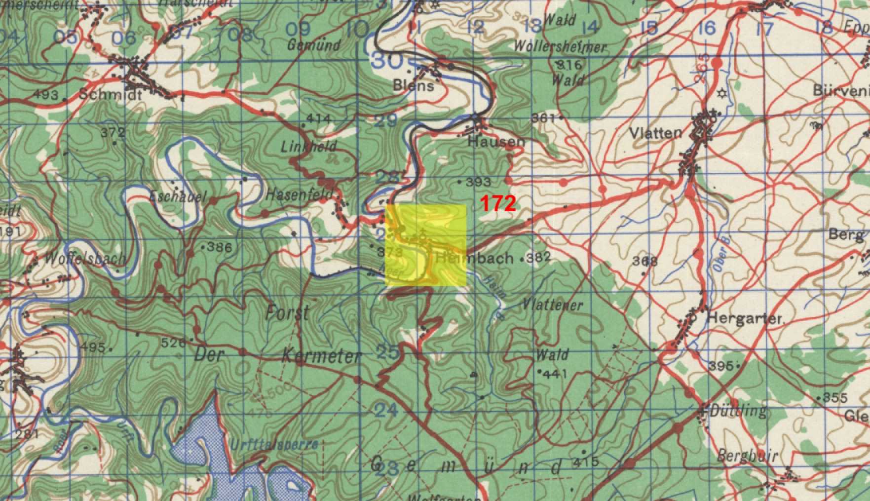 Target Topo Map