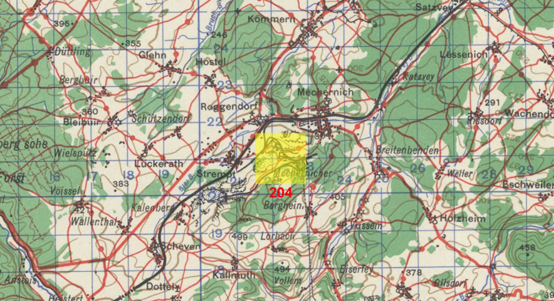 Target Topo Map