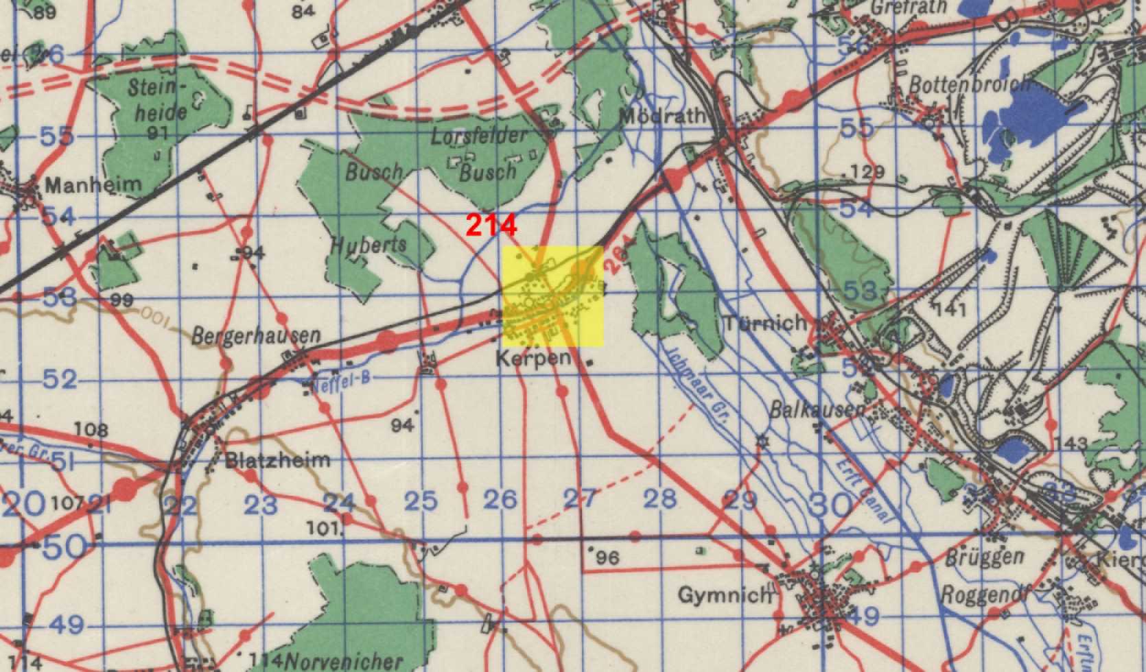 Target Topo Map