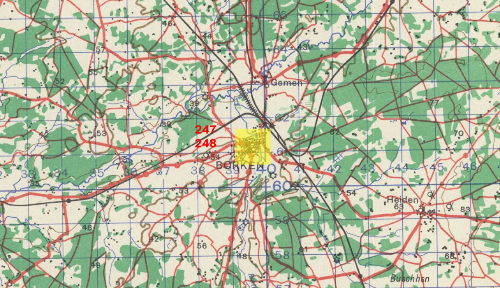 Target Topo Map