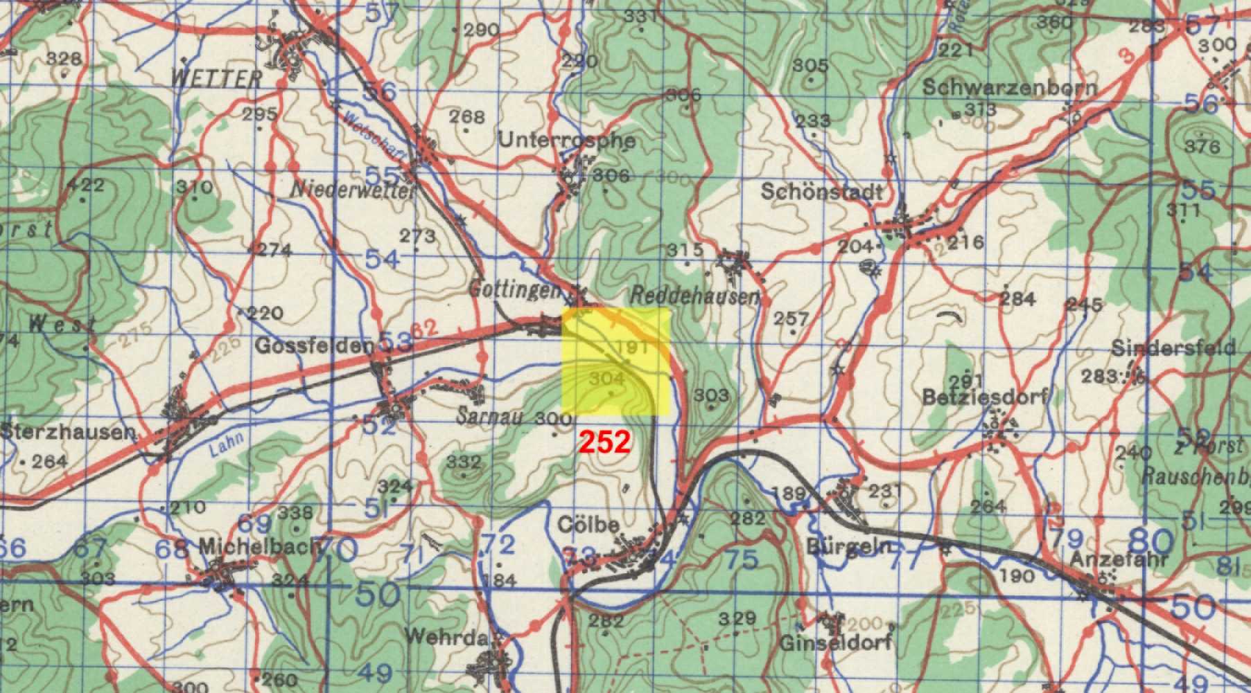 Target Topo Map