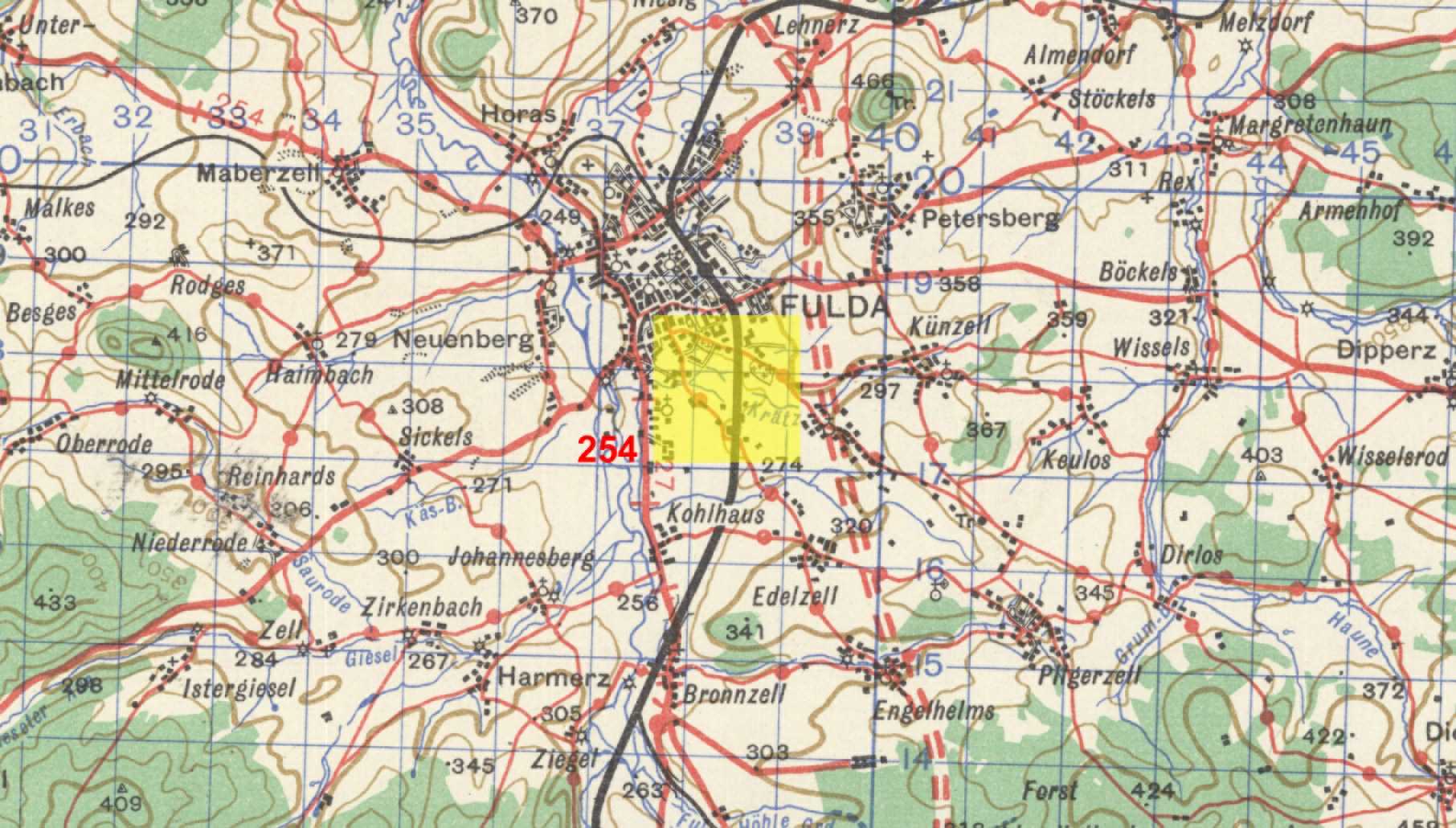 Target Topo Map