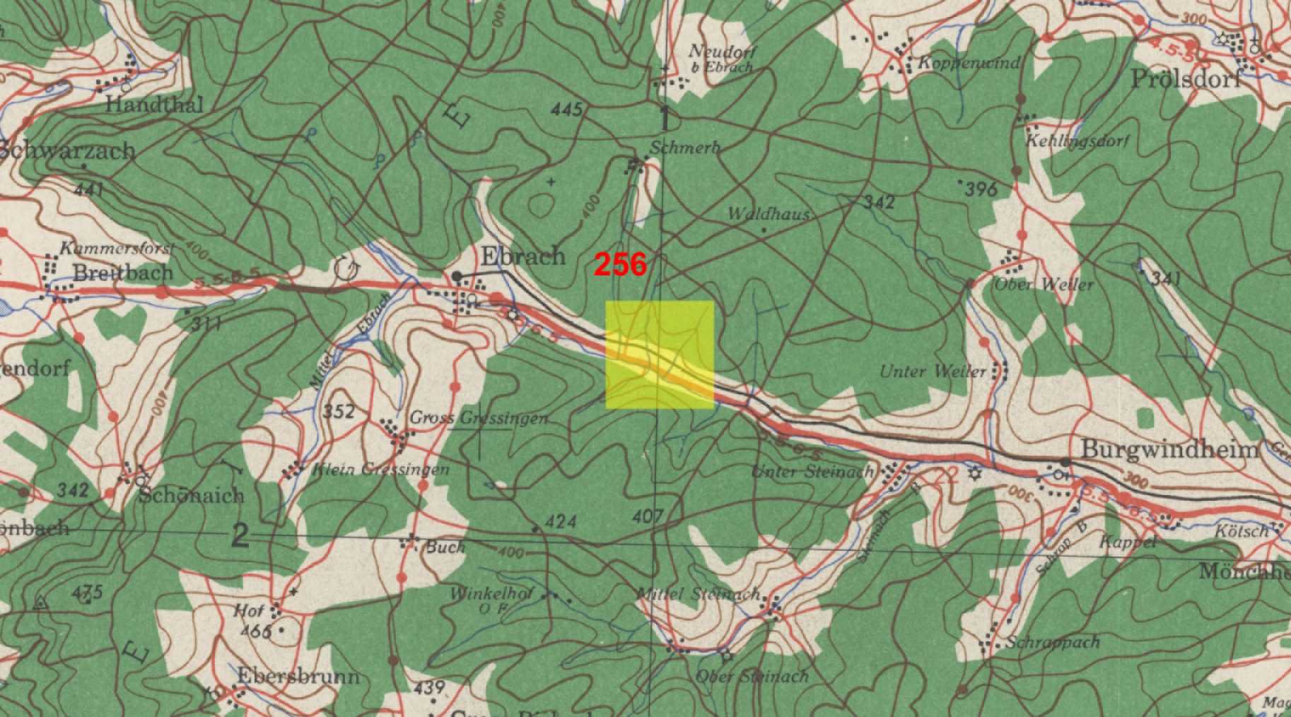 Target Topo Map