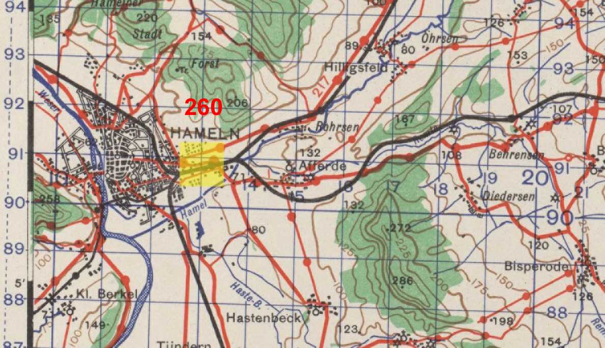 Target Topo Map