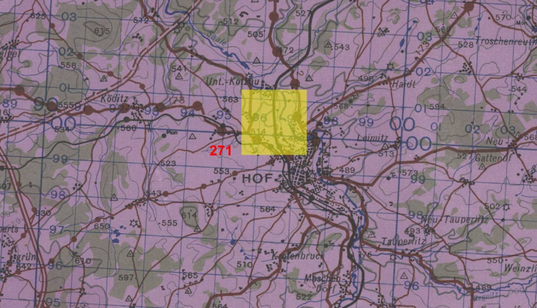 Target Topo Map