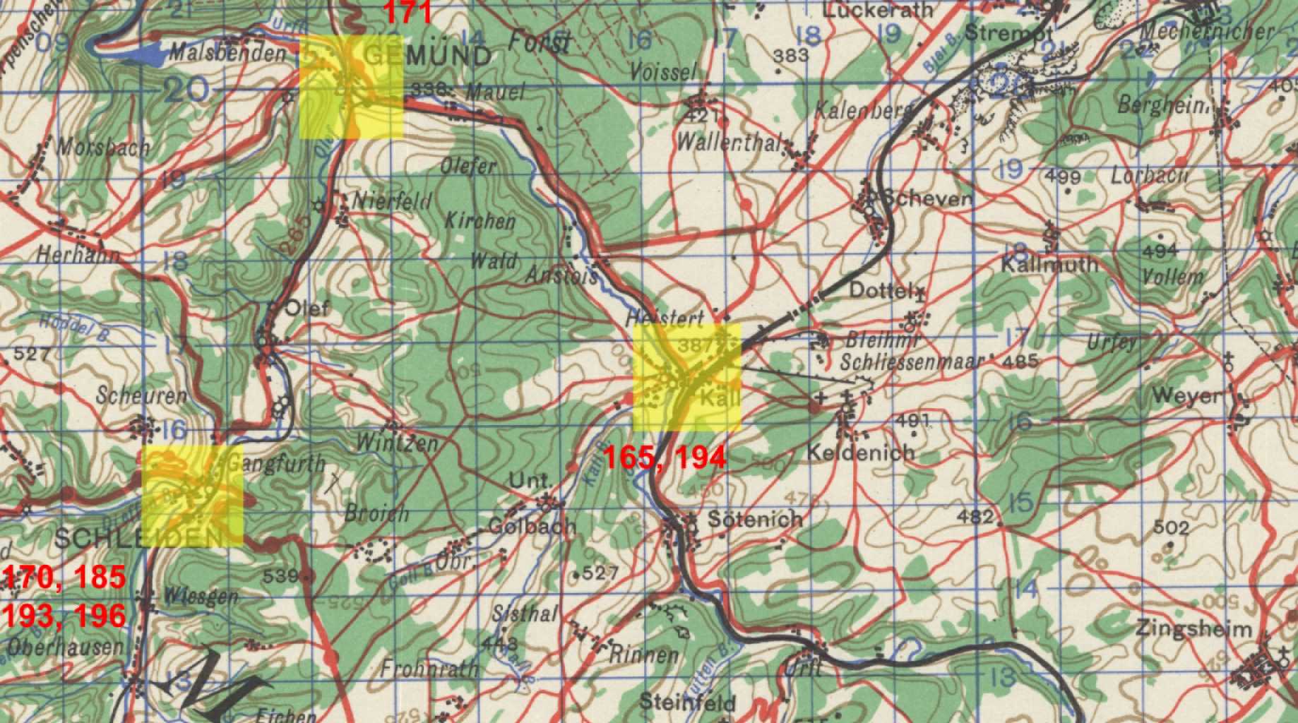 Target Topo Map