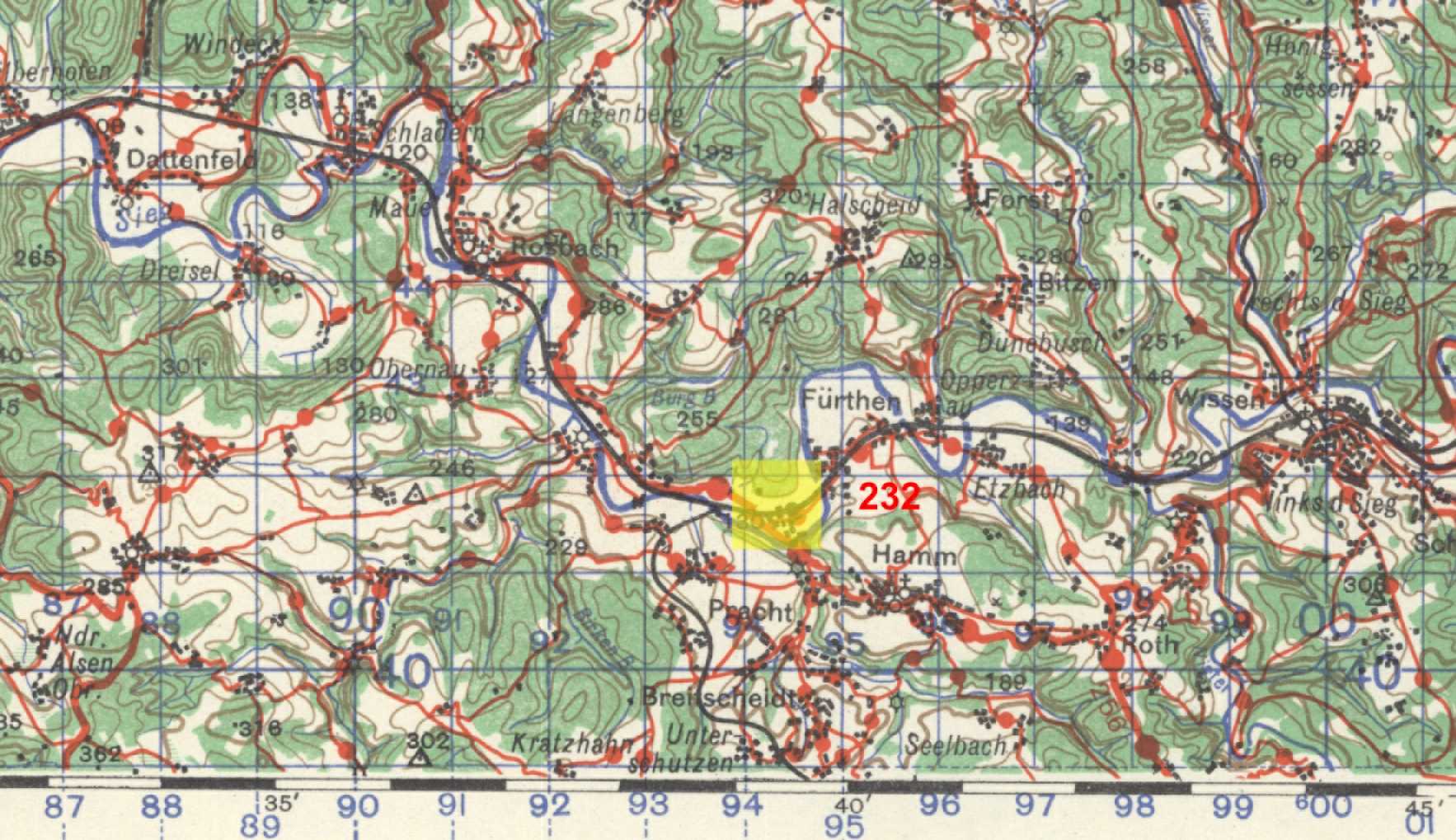 Target Topo Map