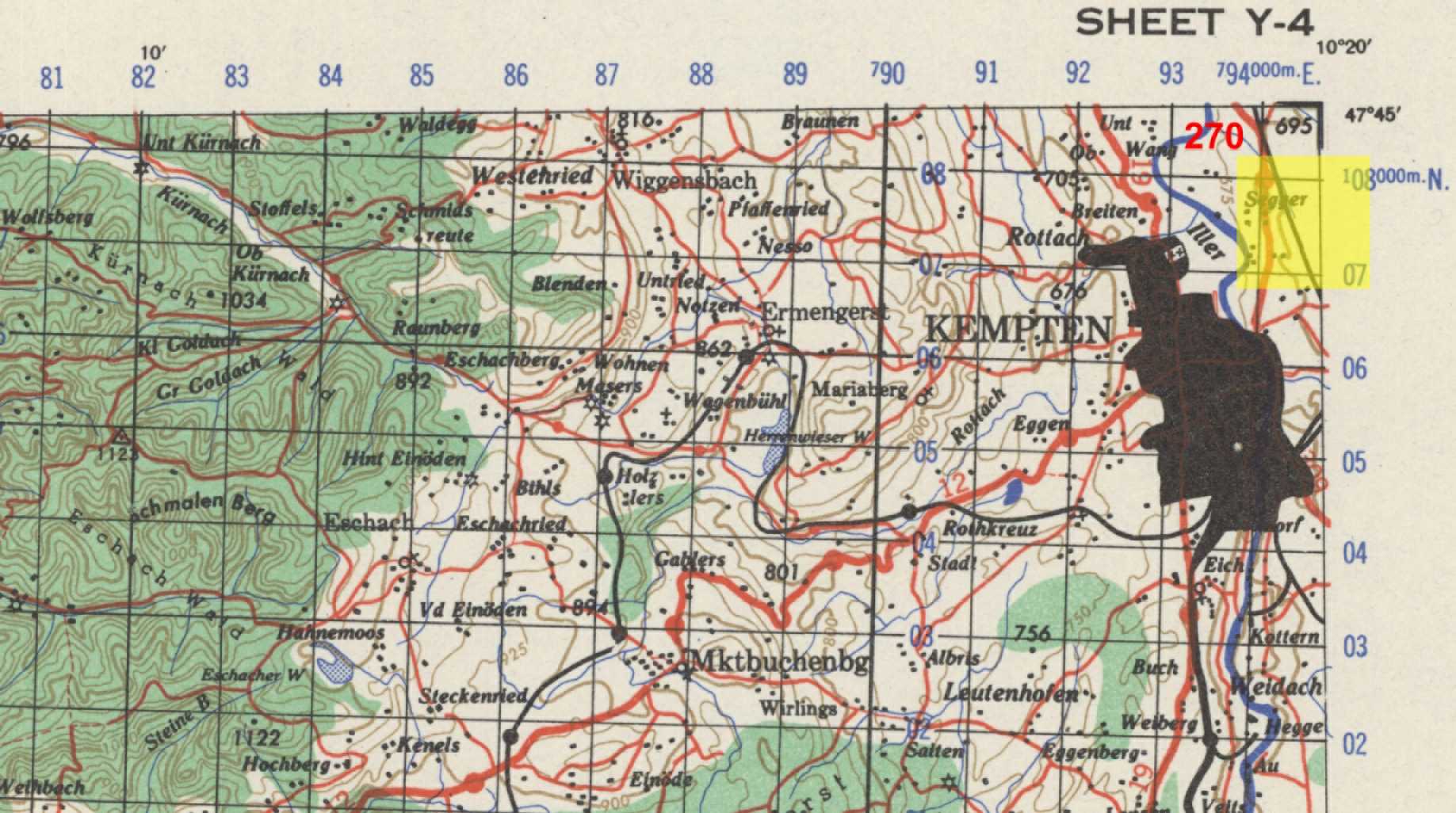 Target Topo Map