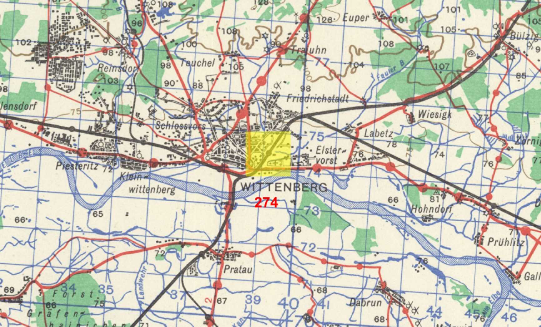 Target Topo Map