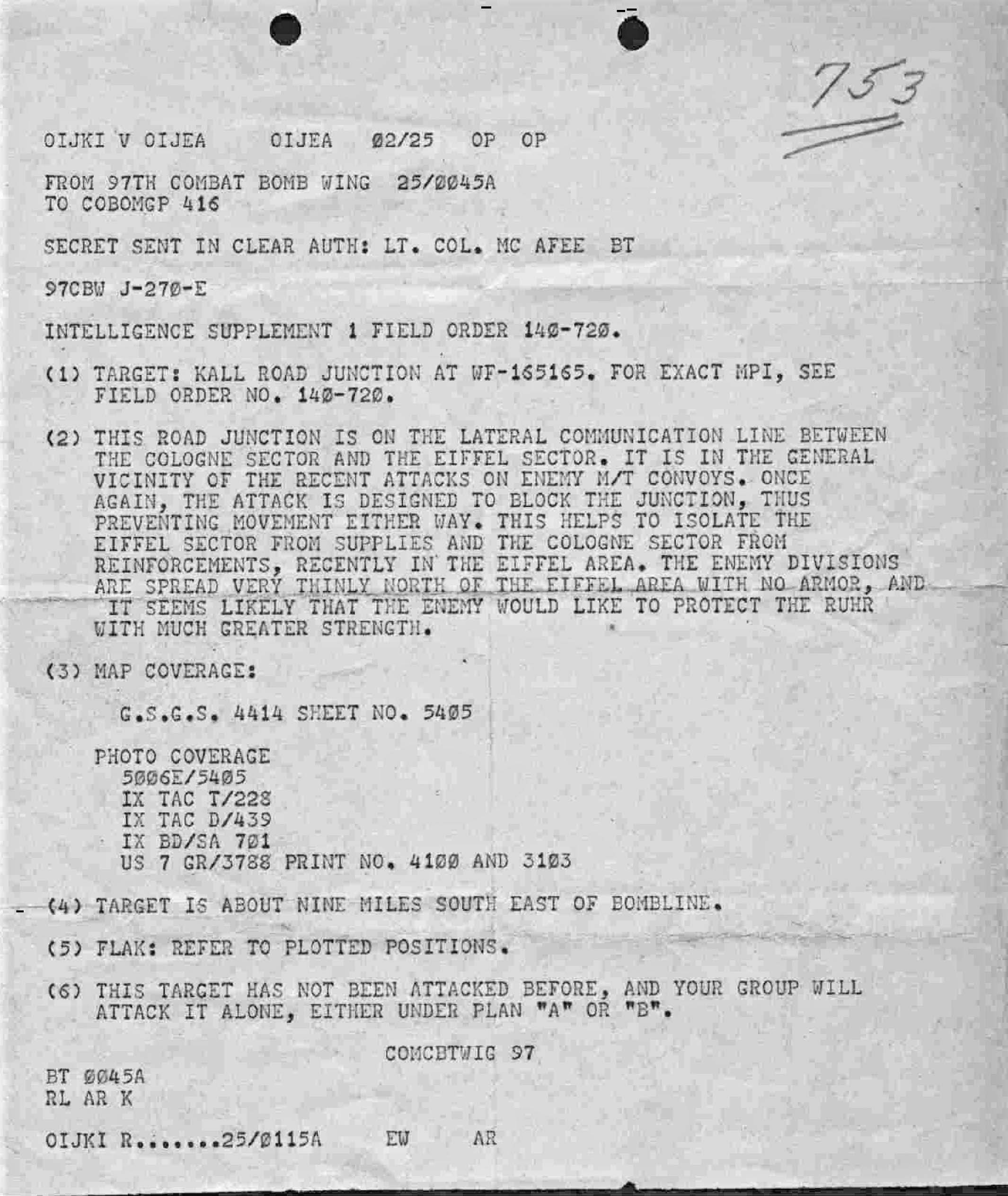 Intelligence Supplement